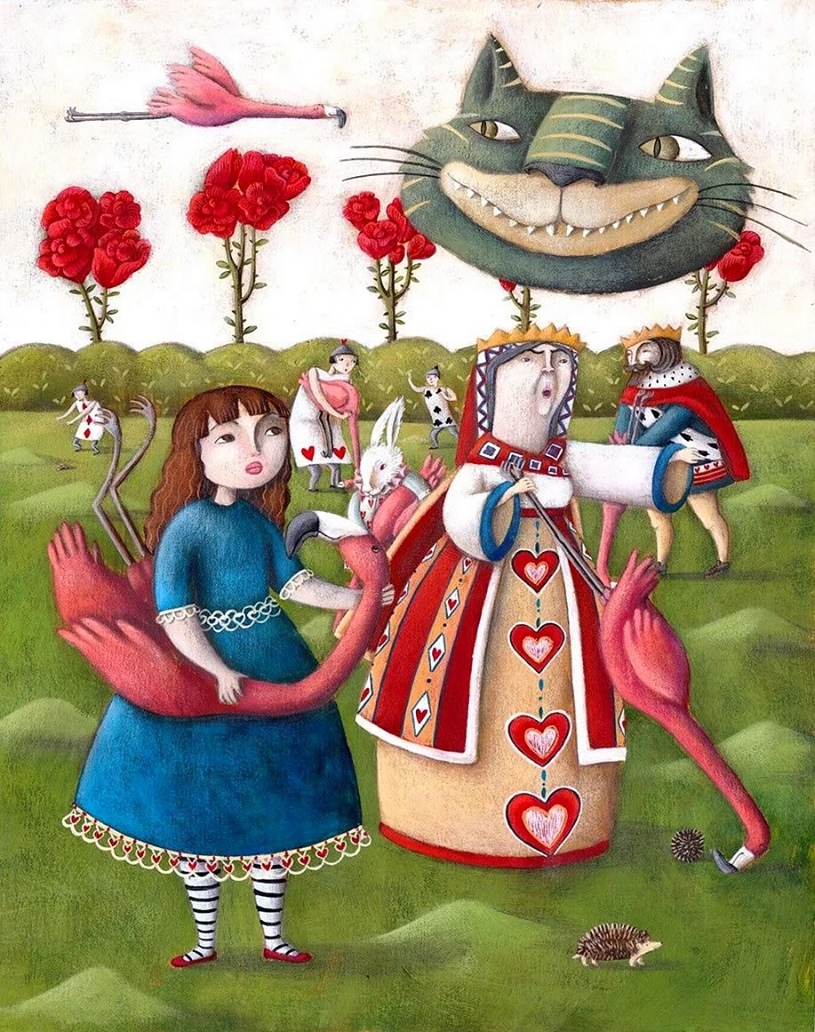 Алиса в стране чудес иллюстрации к книге