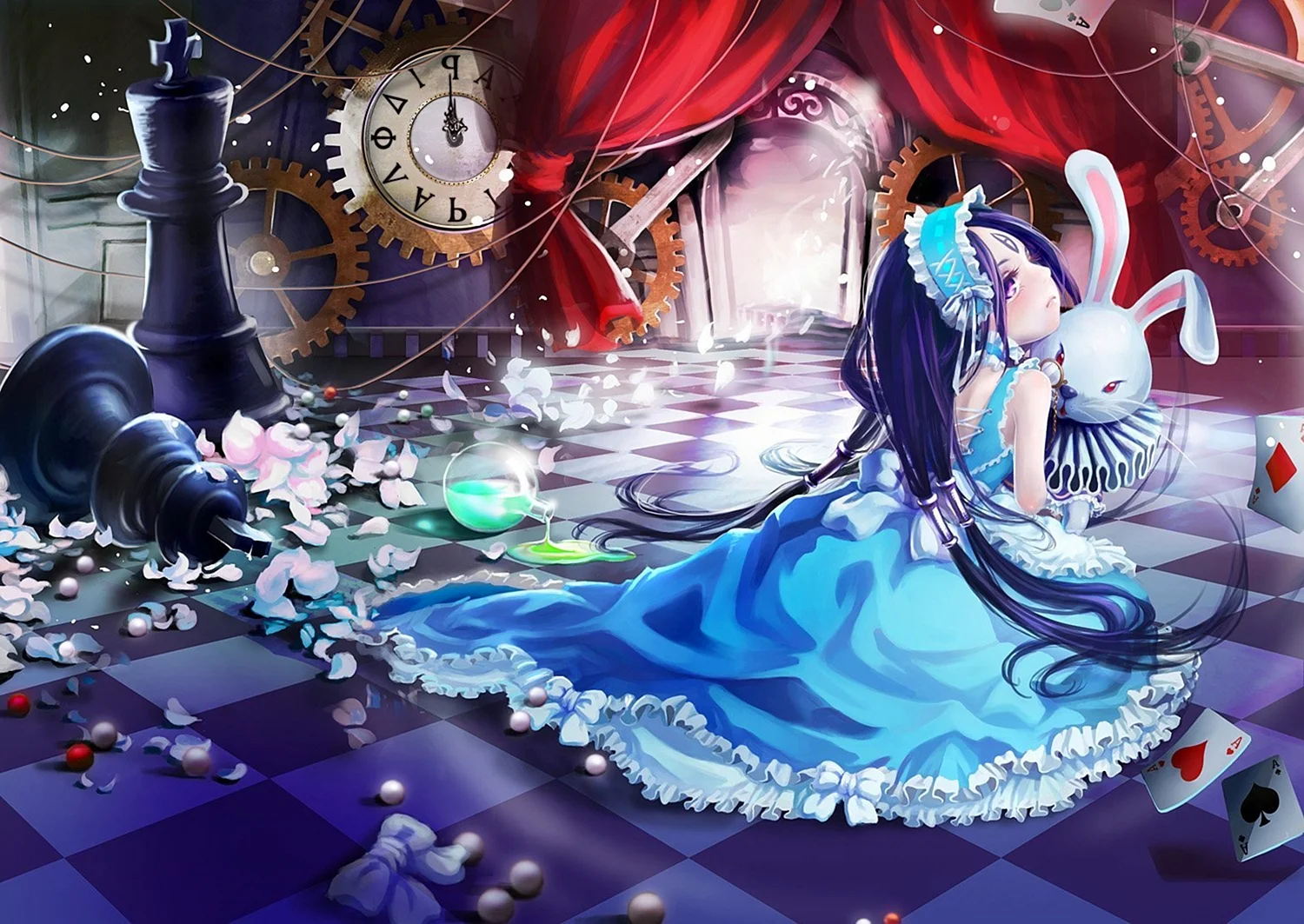 Алиса в Зазеркалье арт