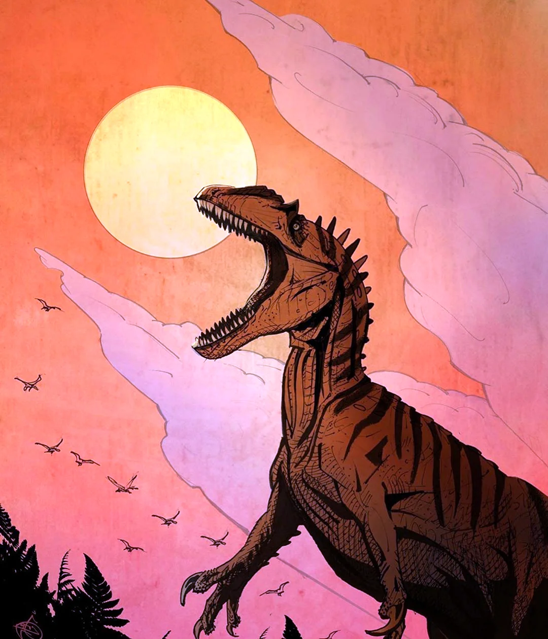 Динозавры арты (52 лучших фото)