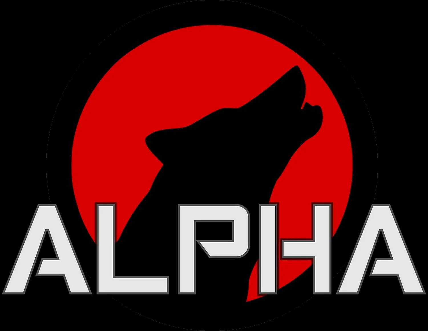 Alpha надпись