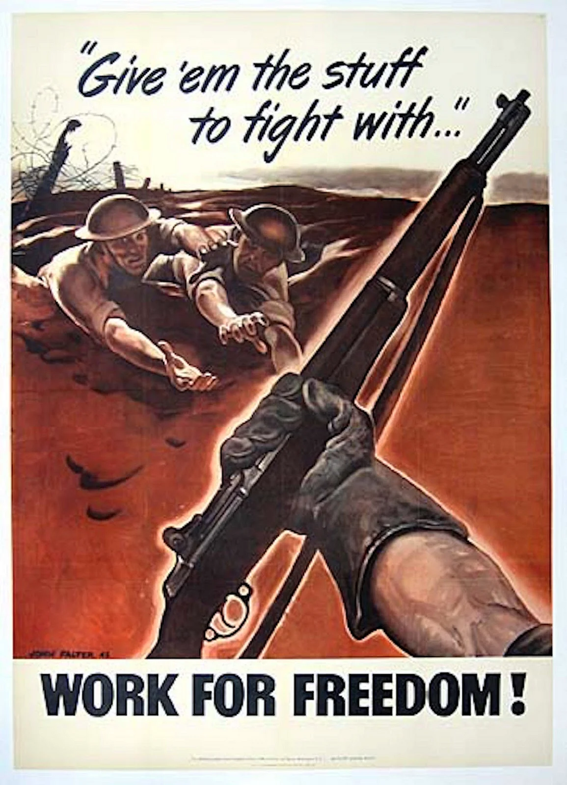 Американские агитационные плакаты второй мировой войны