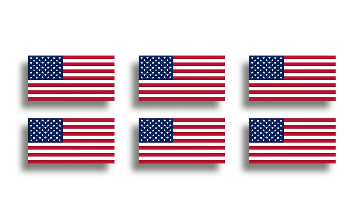 Американский флаг стикер