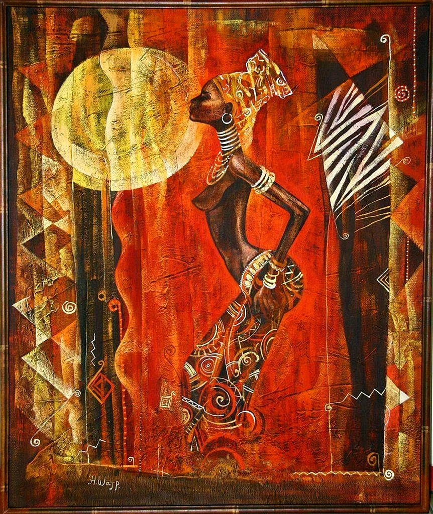 Анастасия Колдарева картины африканские мотивы