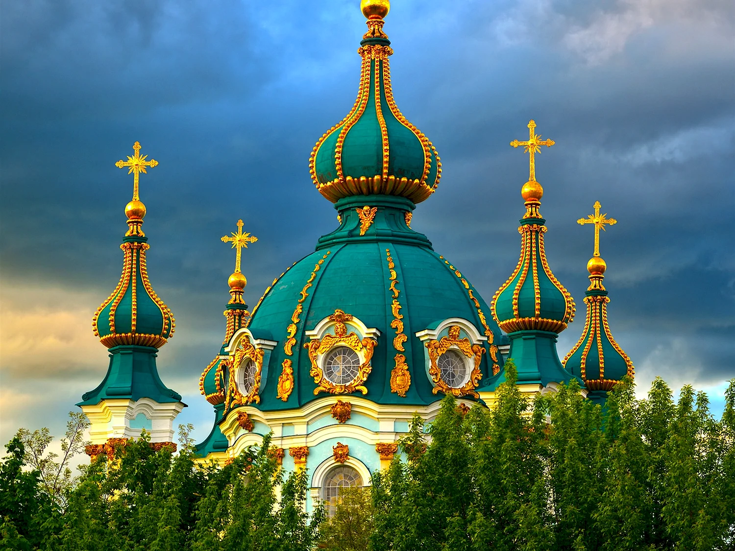 Андреевская Церковь купола