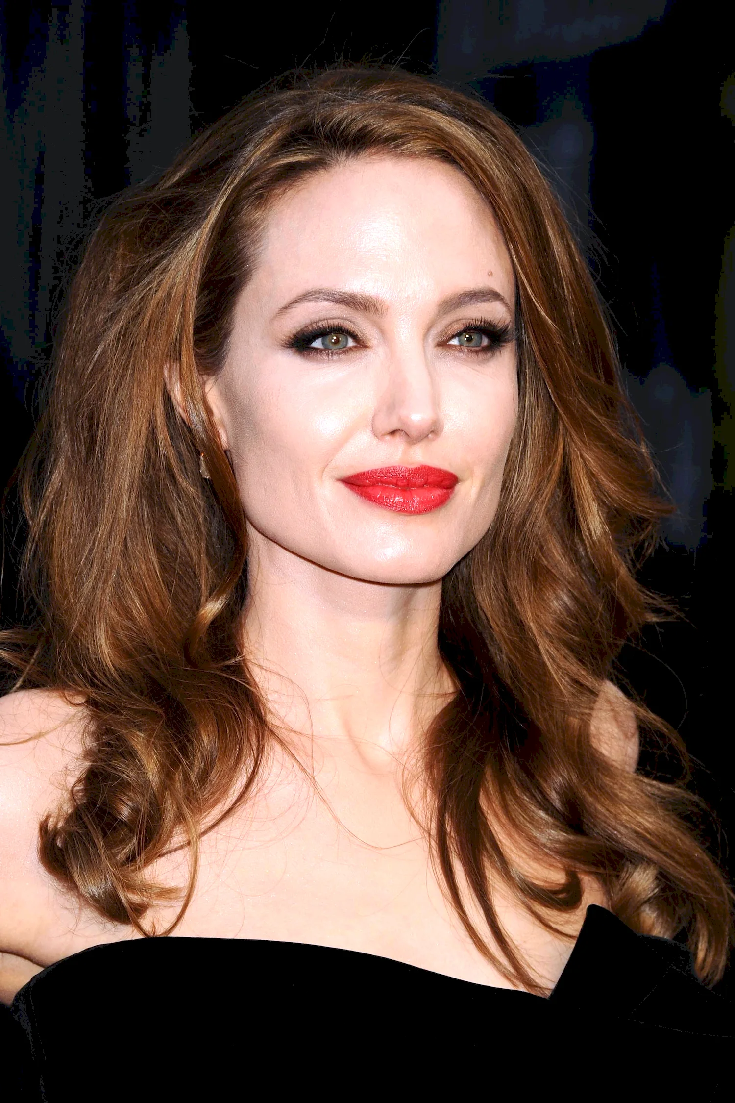Анджелина Джоли Оскар 2012 макияж