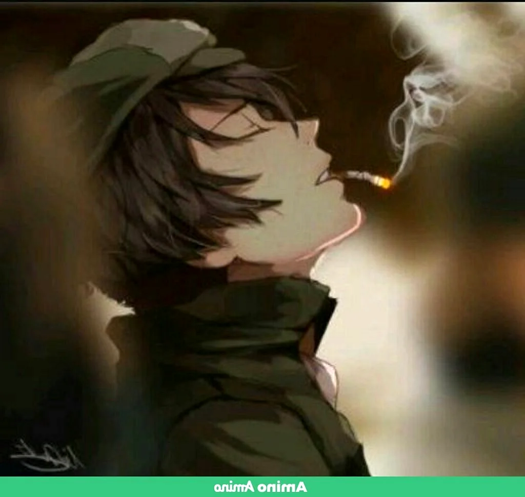 Анджело Бруно аниме курит