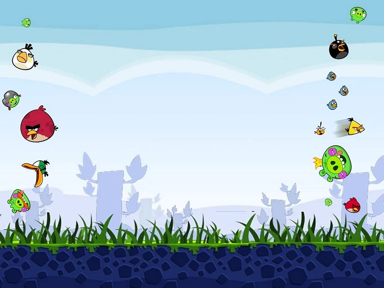 Angry Birds фон