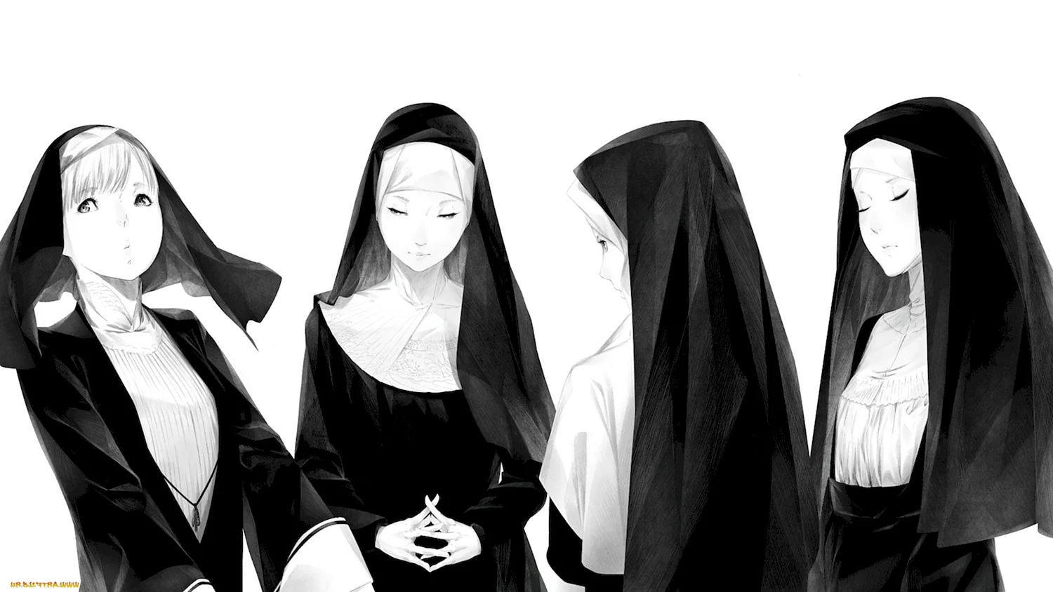 Аниме монахиня грешница