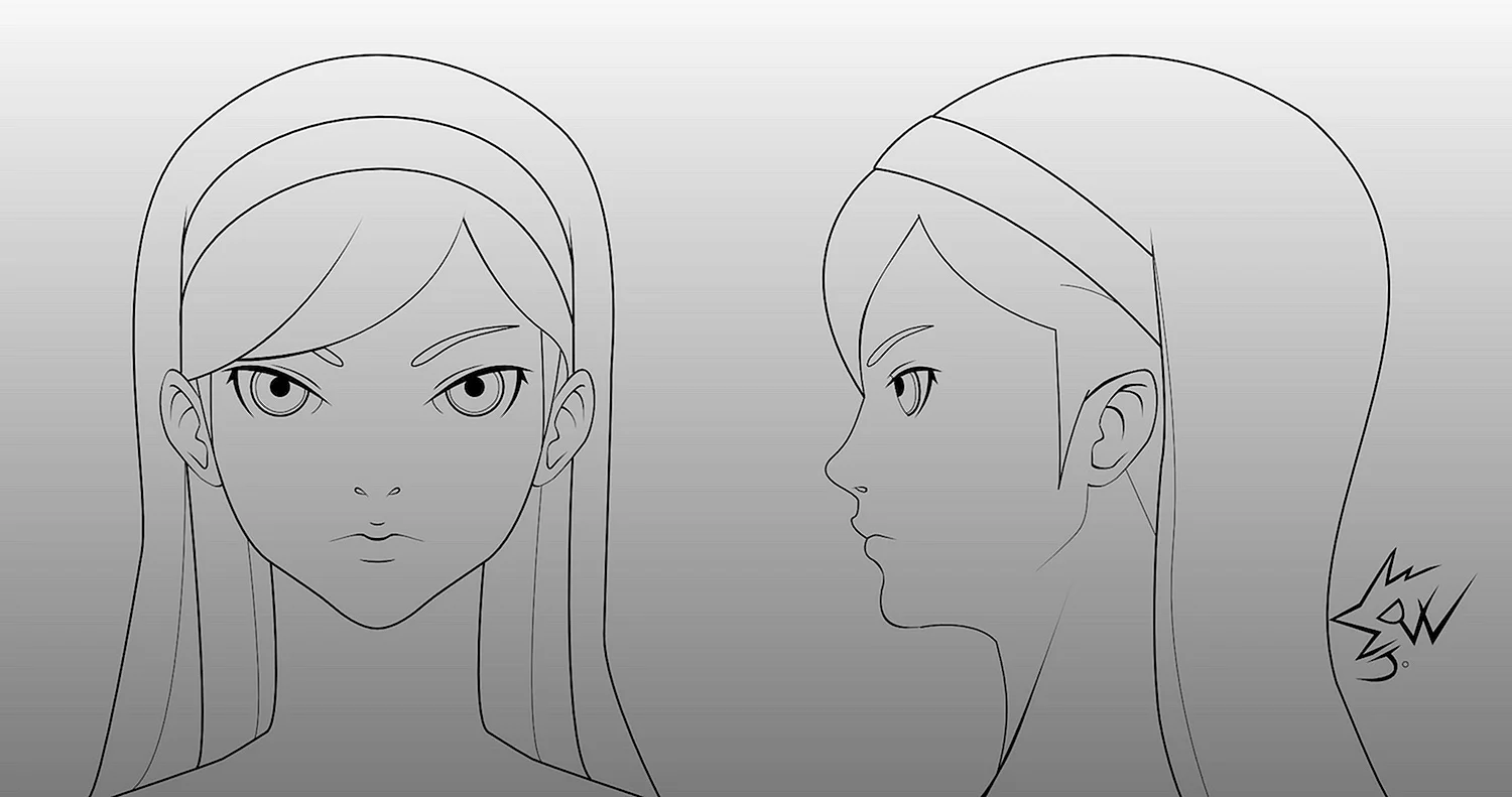 Аниме персонажи лицо