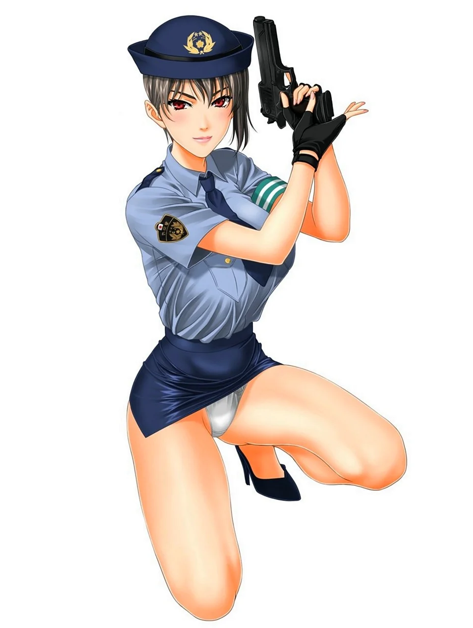 Аниме женщина полицейский
