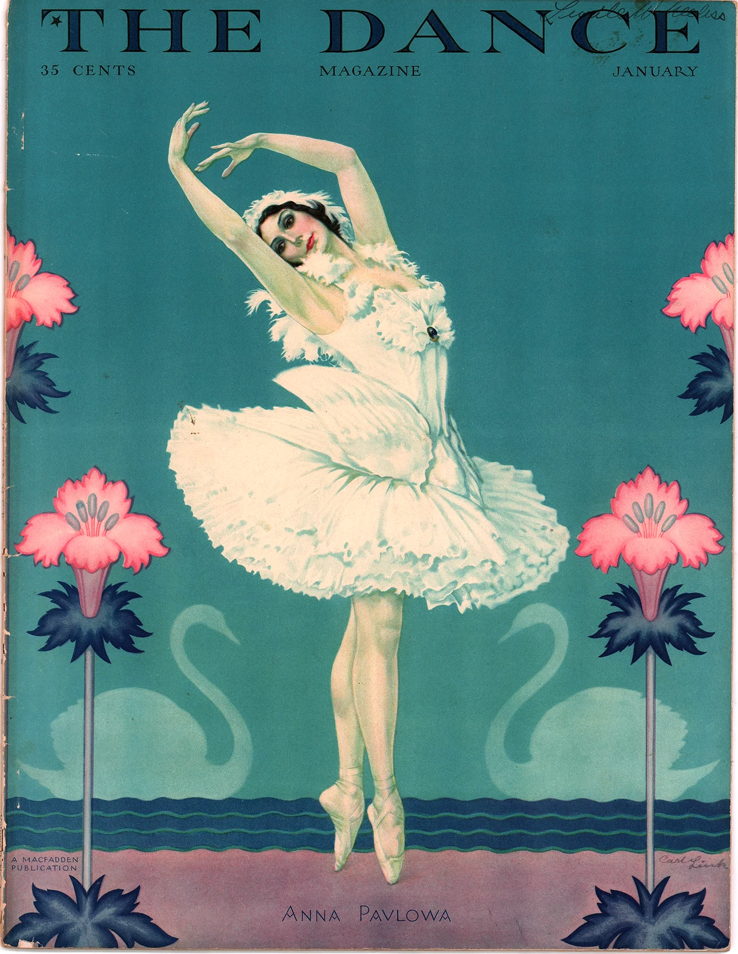 Анна Павлова (плакат русских сезонов в Париже). 1909