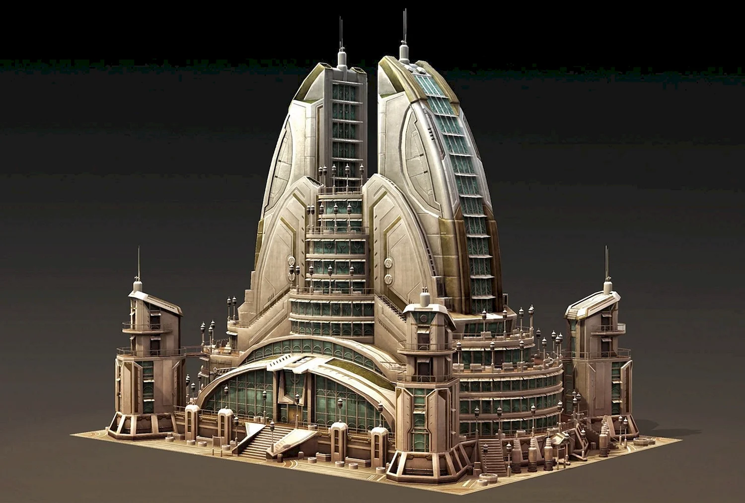 Anno 2070 концепт арты зданий