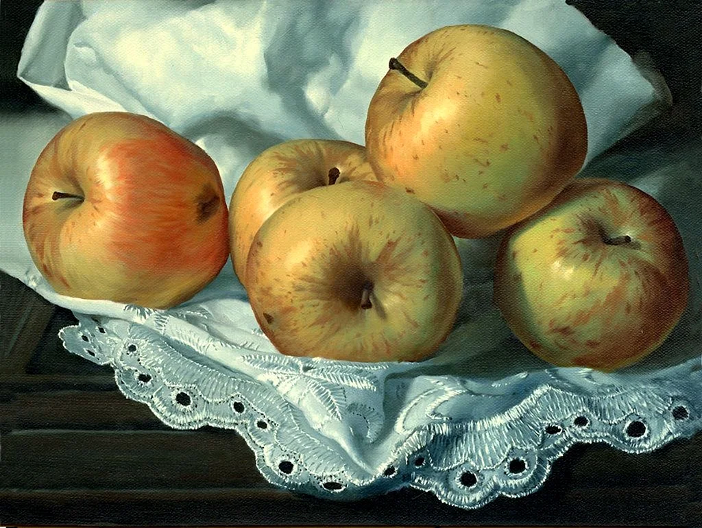 Антонов художник яблоки