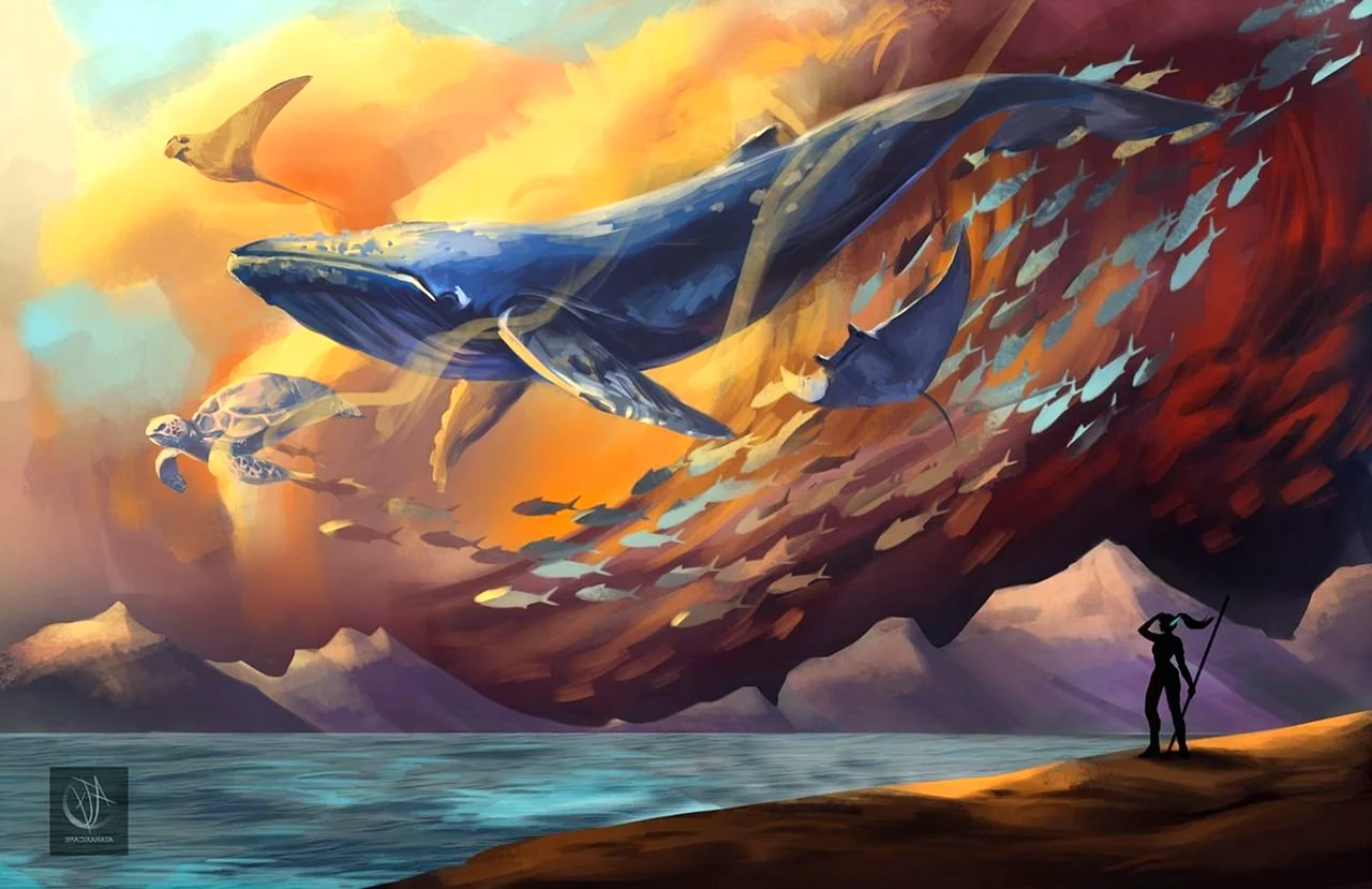 Артем Чебоха картины киты