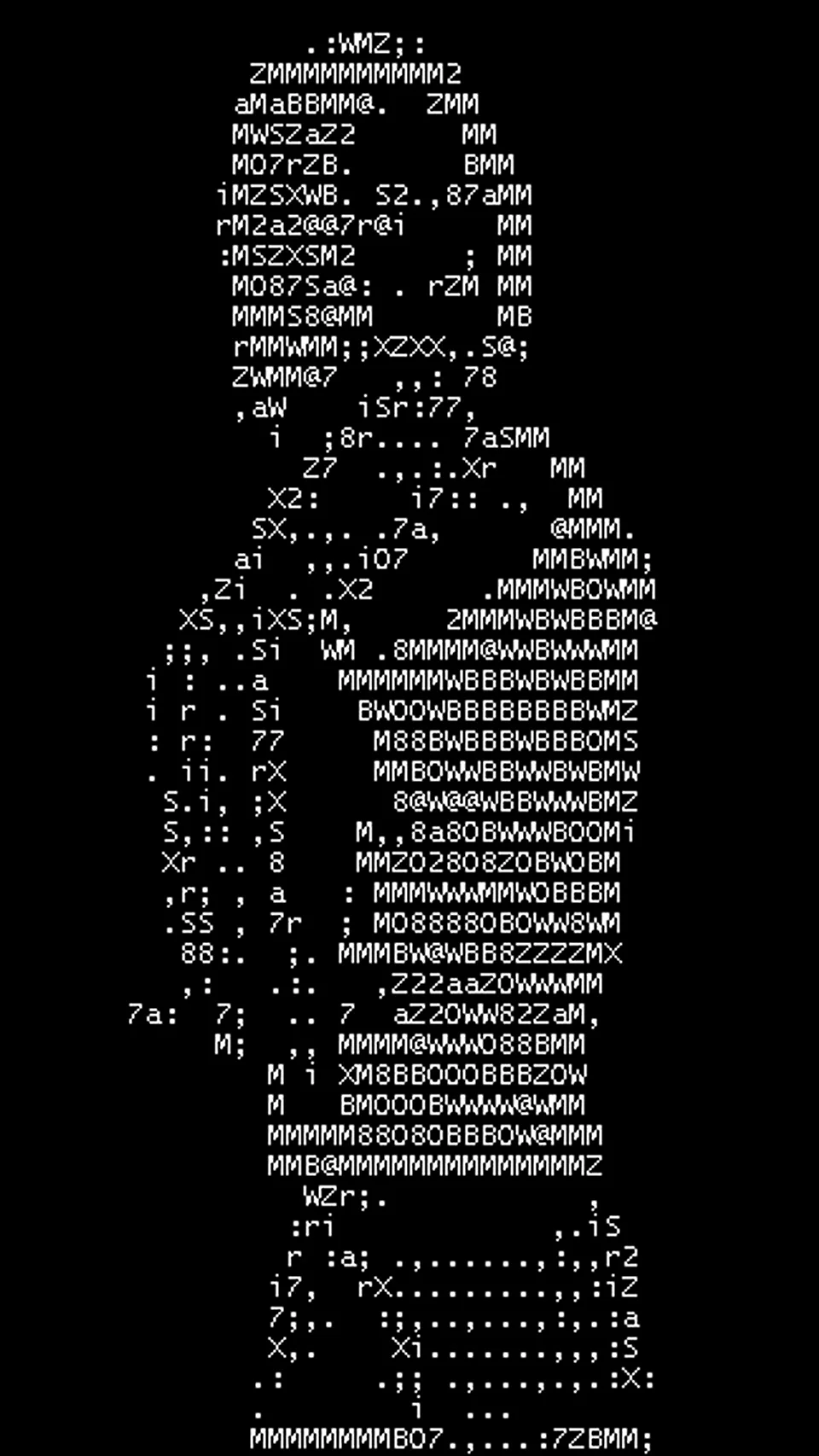 ASCII Art рисунки символами и знаками