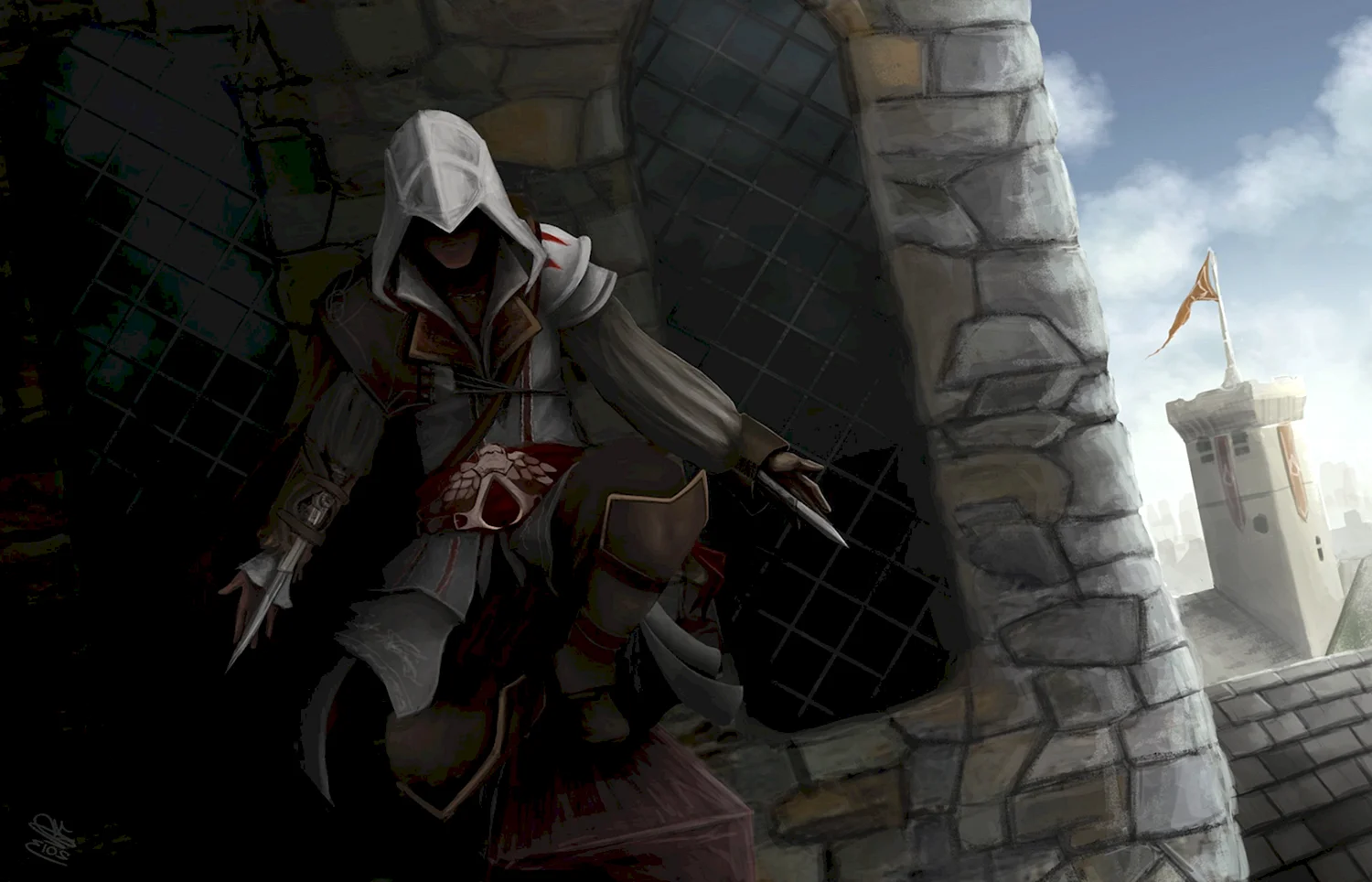 Assassins Creed Art Эцио