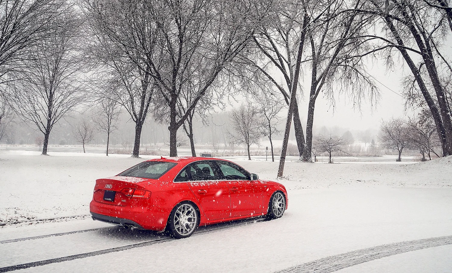 Audi a4 Snow