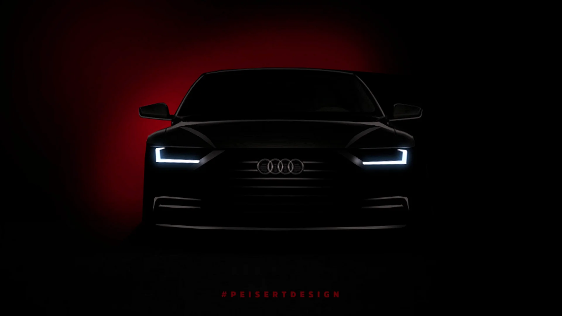 Audi a6 c8 в темноте