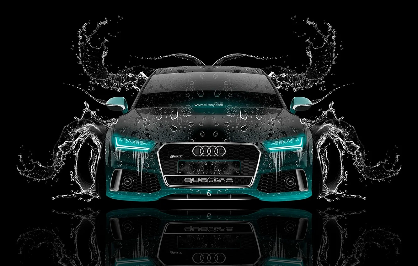 Audi rs7 неон