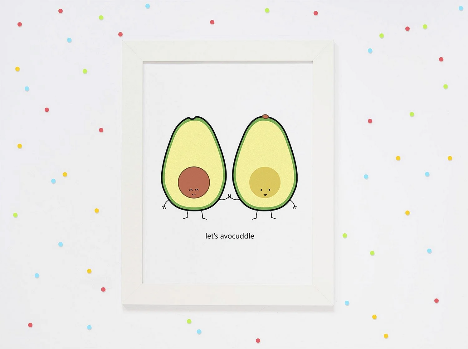 Авокадо милые открыточки