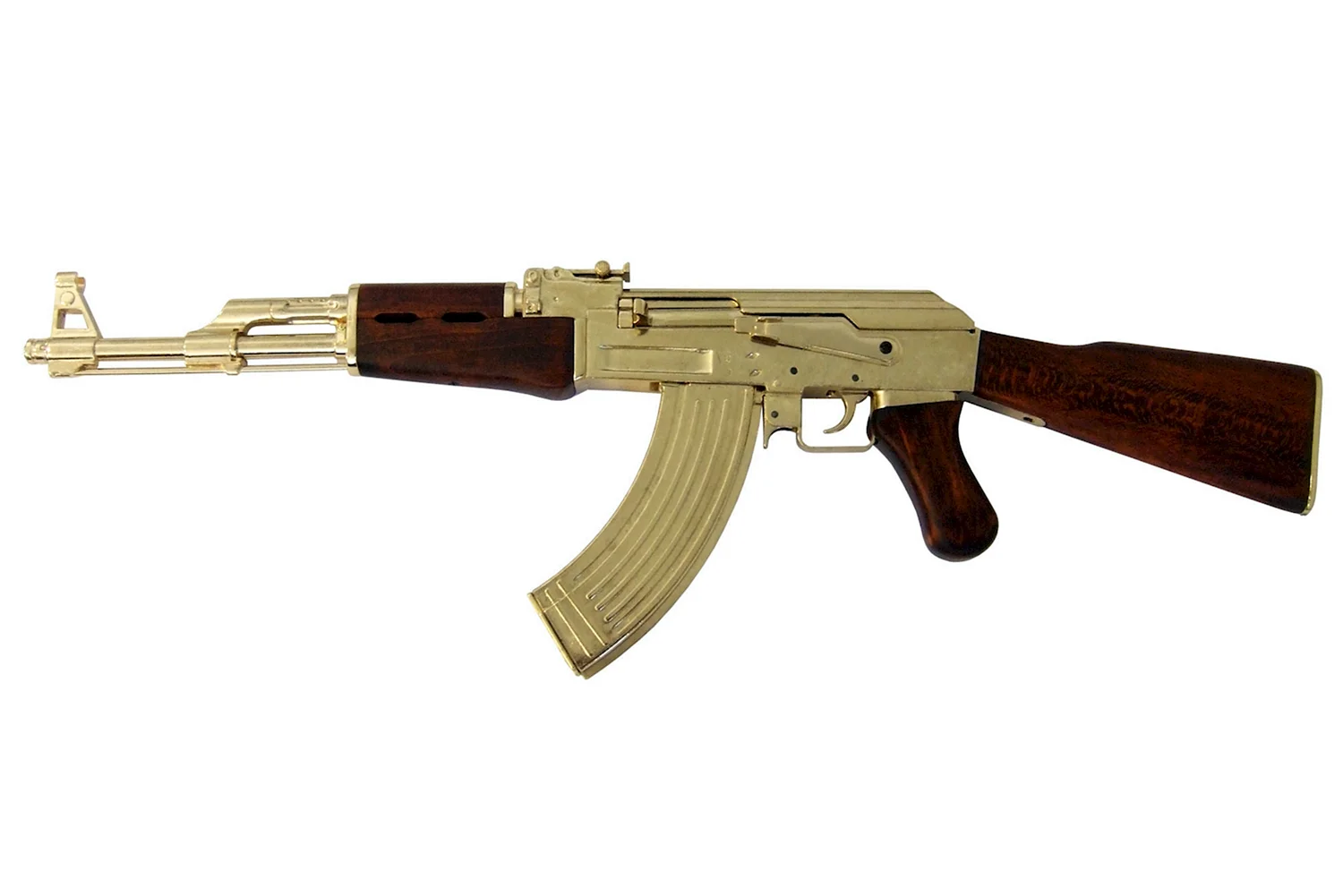 Автомат Калашникова АК-47 золотой