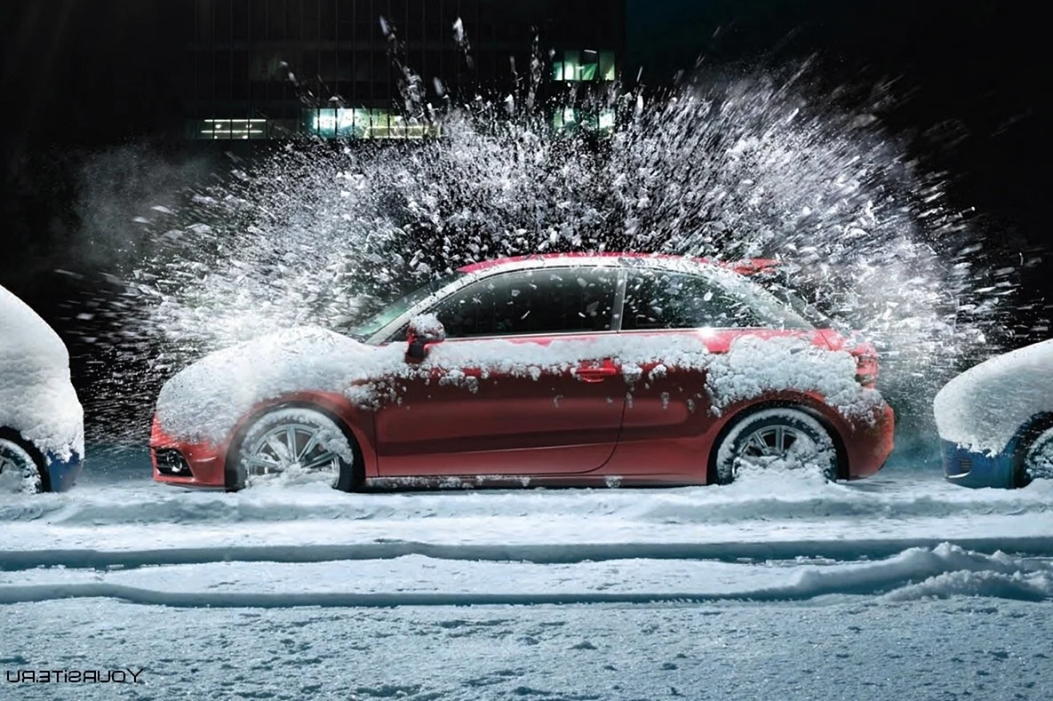 Автомобиль в снегу