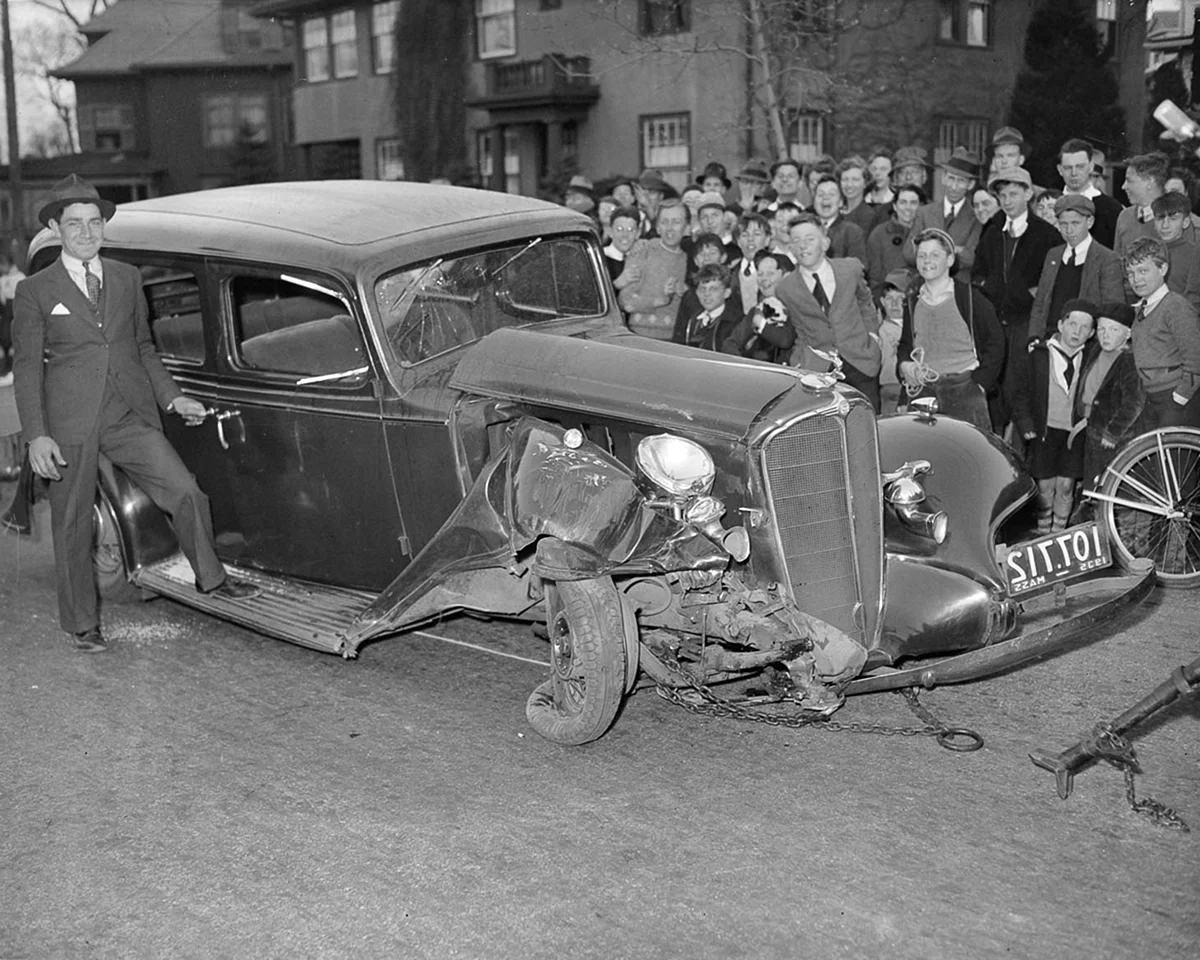 Автомобильная авария 1930