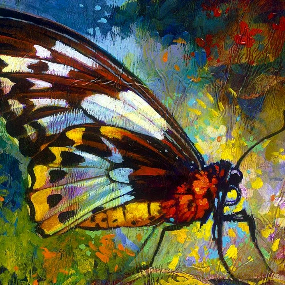 Бабочки живопись