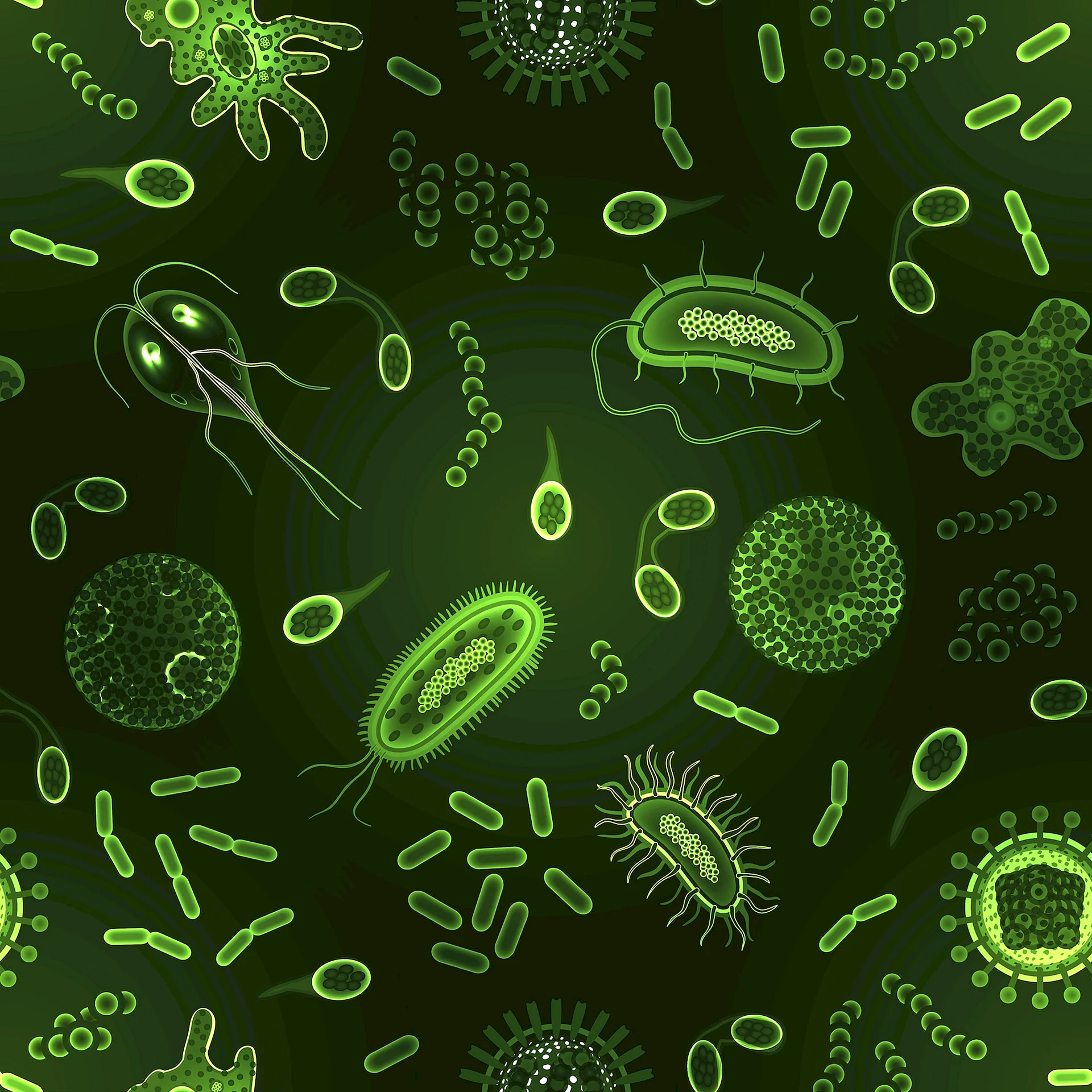 Бактерии паттерн