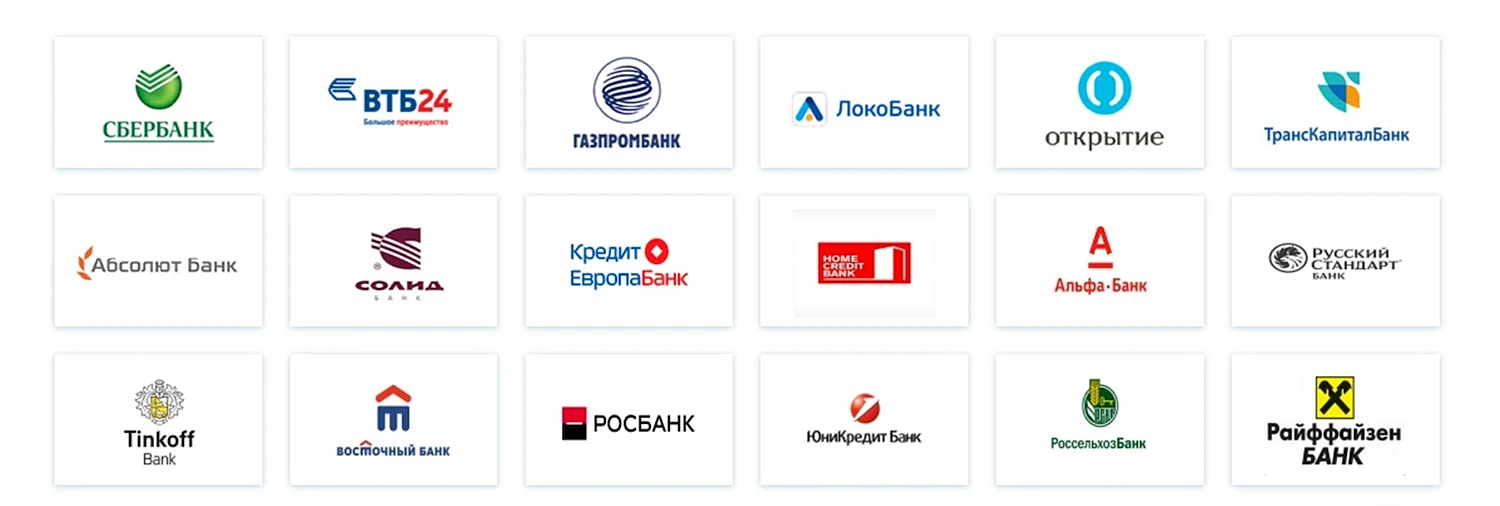 Банки партнеры РН банка