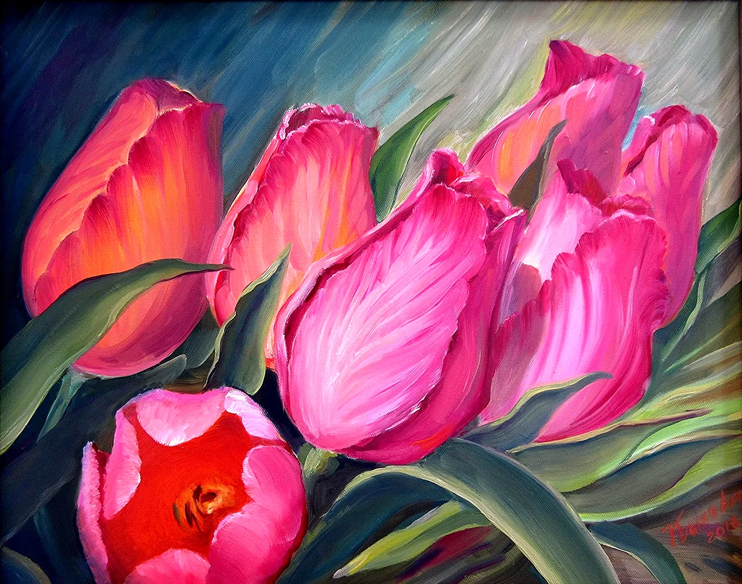 Барбара Маккейн художник тюльпаны
