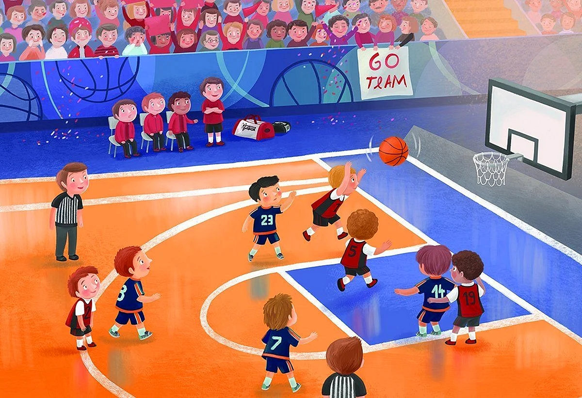 Баскетбол дети
