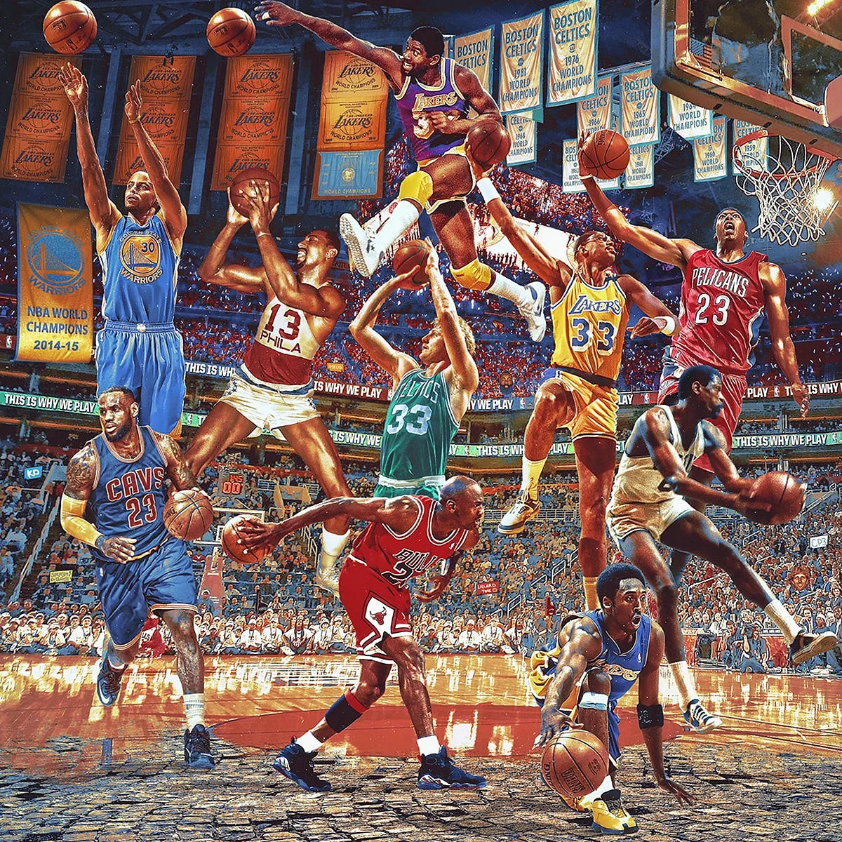 Баскетболисты легенды НБА