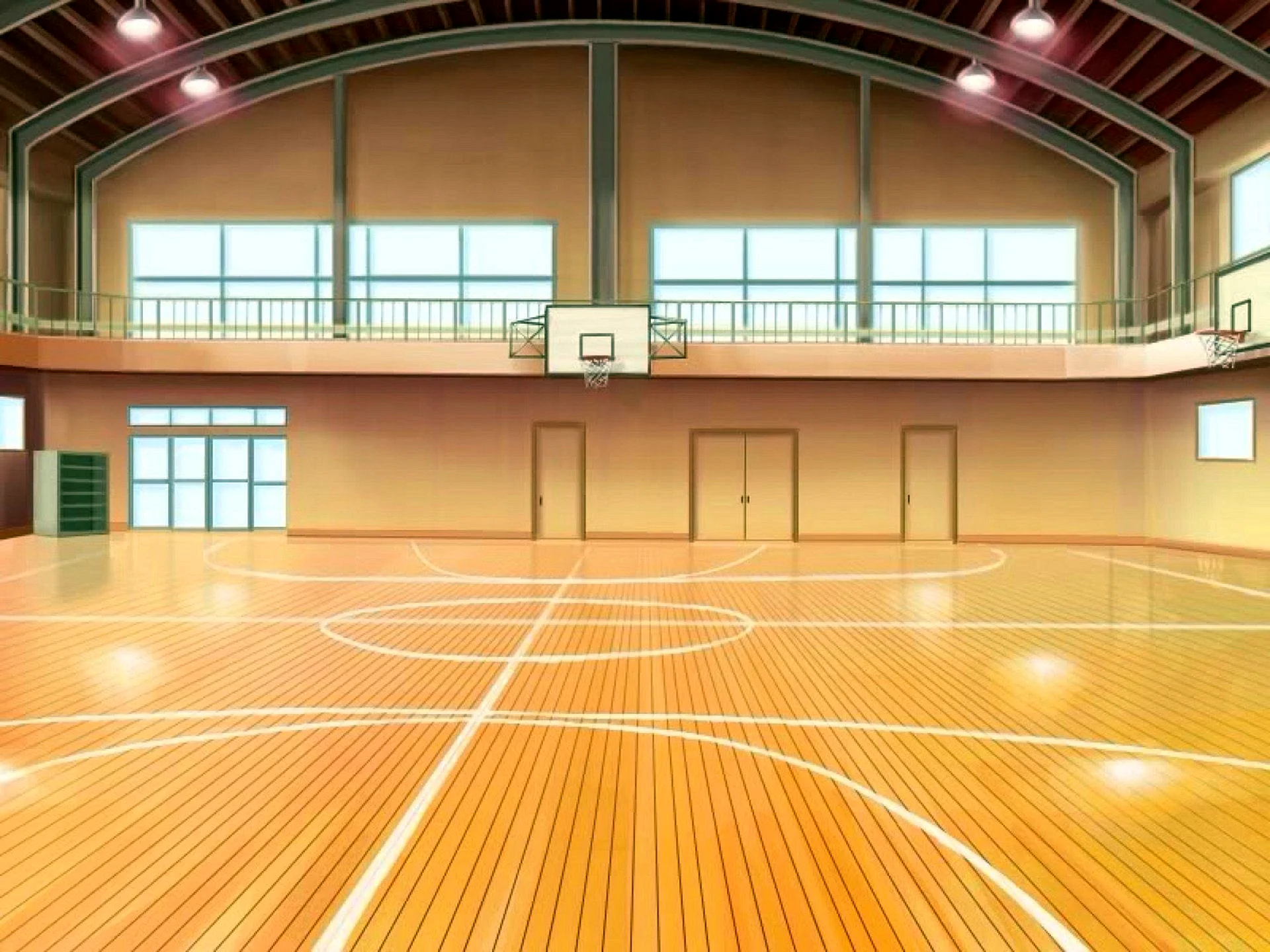 Баскетбольная площадка аниме баскетбол Куроко