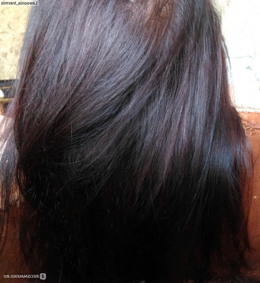 Басма цвет волос до и после