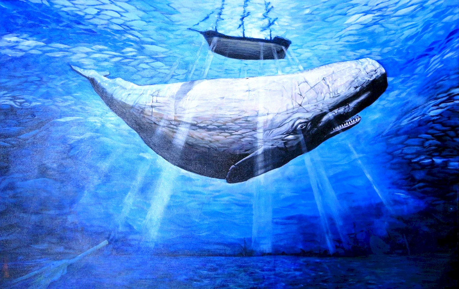Белый кит Моби Дик