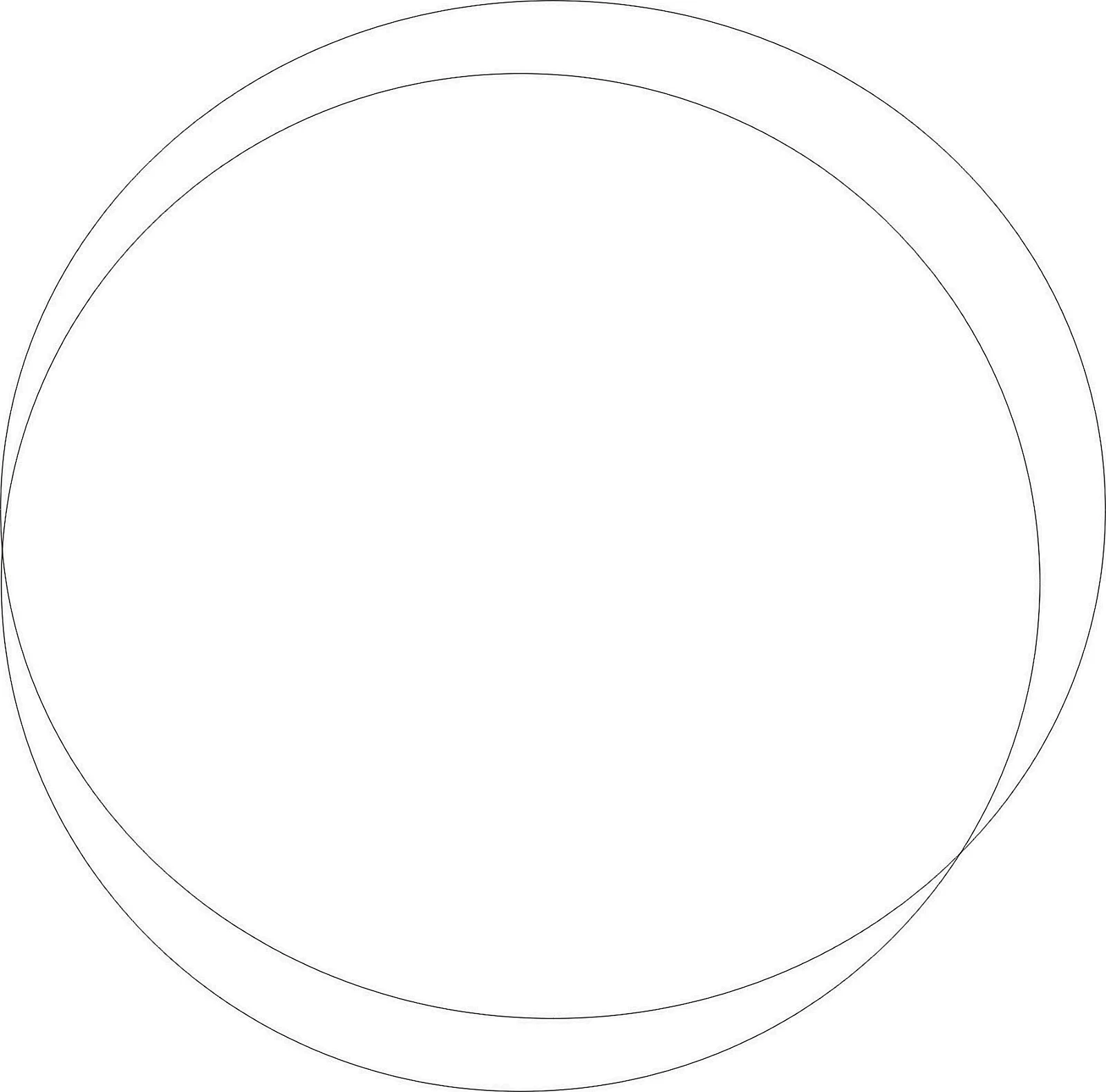 Белый круг на прозрачном