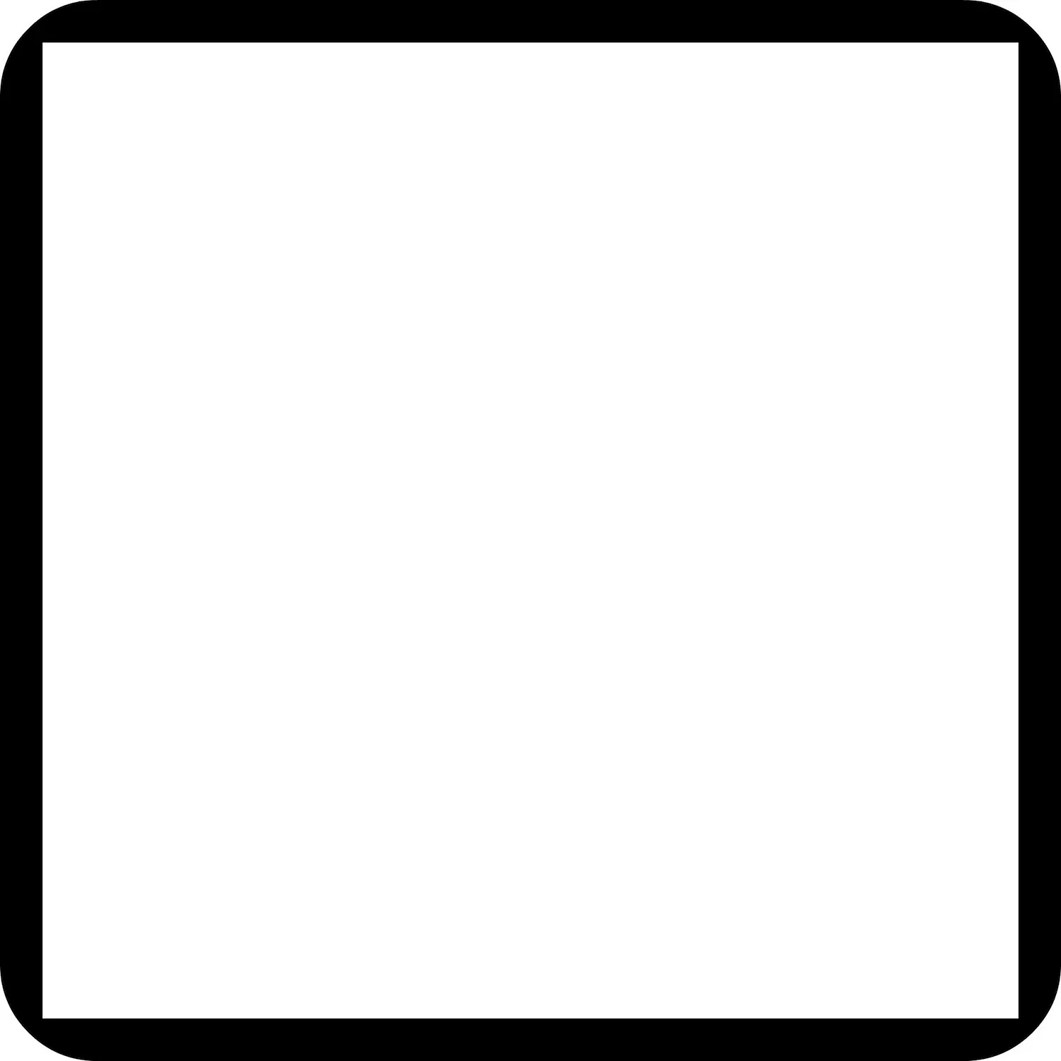 Белый квадрат на прозрачном фоне