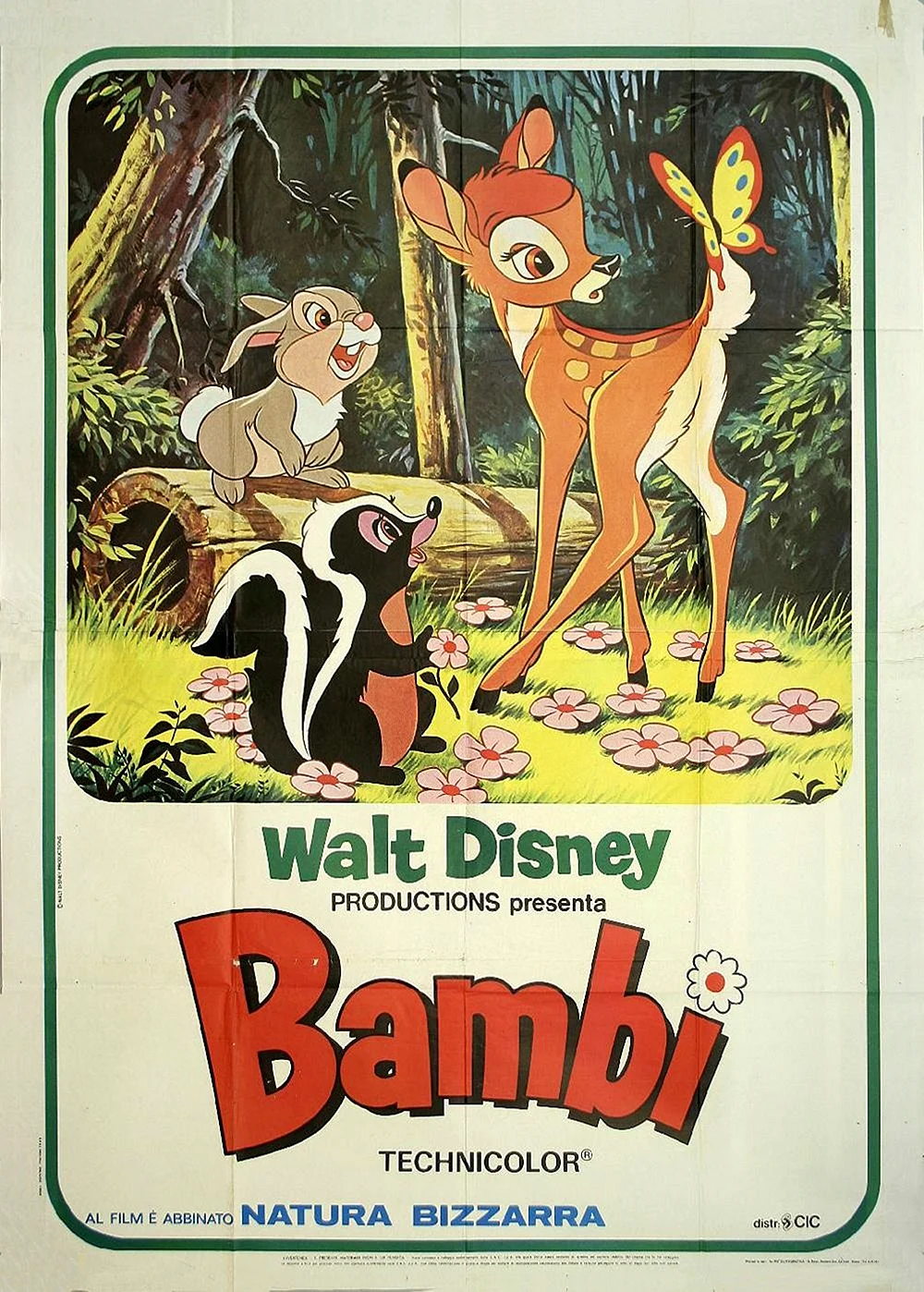 Бэмби мультфильм 1942