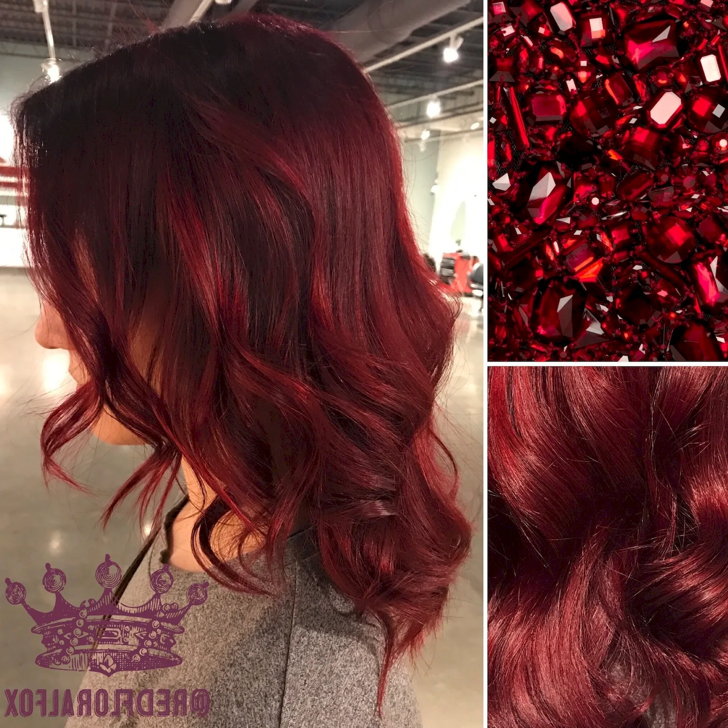 Благородный Рубин цвет волос