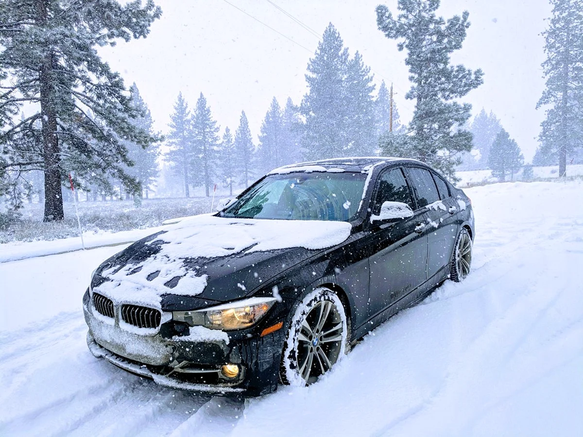 BMW m5 f10 зима