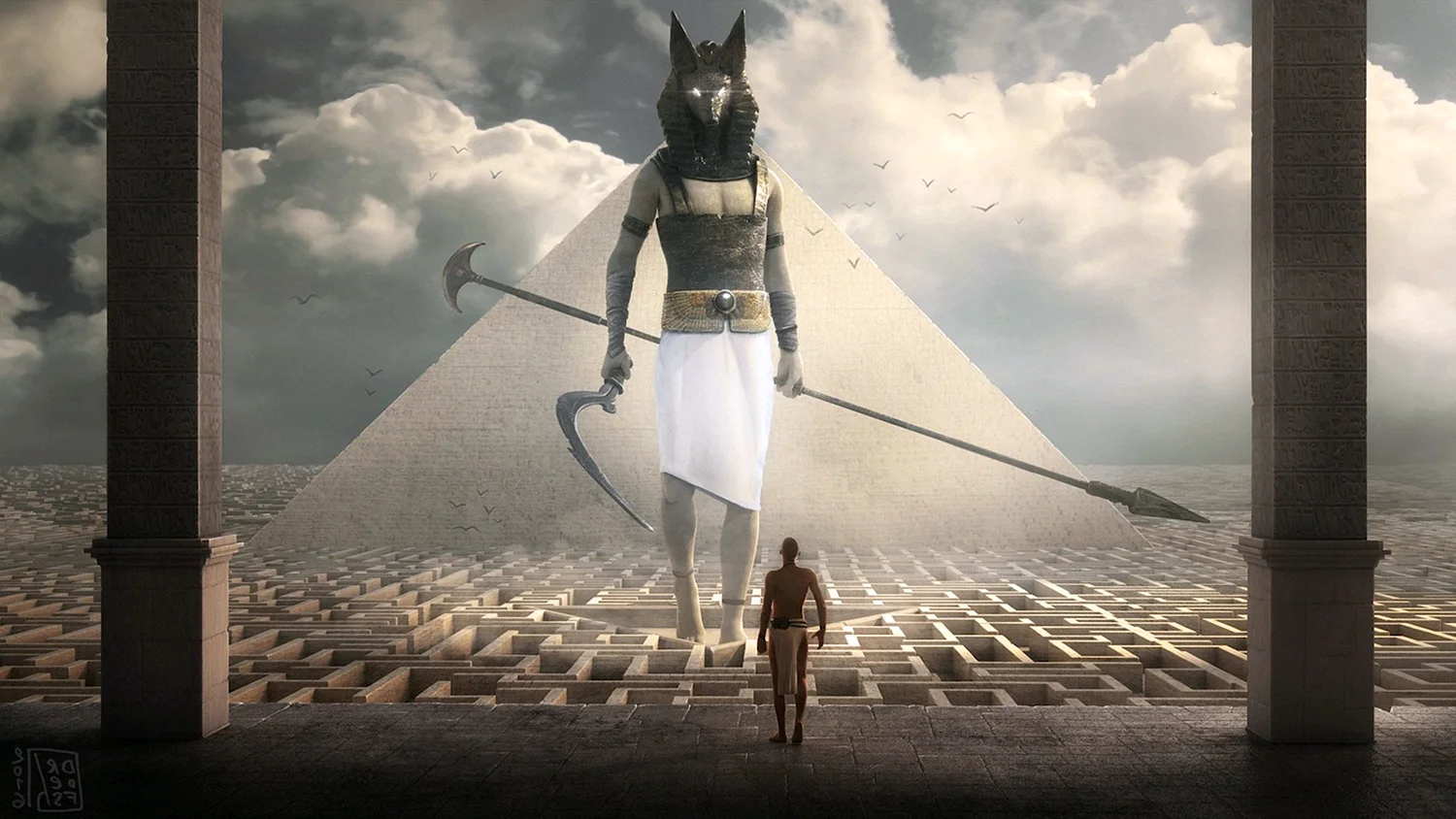 Боги Египта фильм Анубис