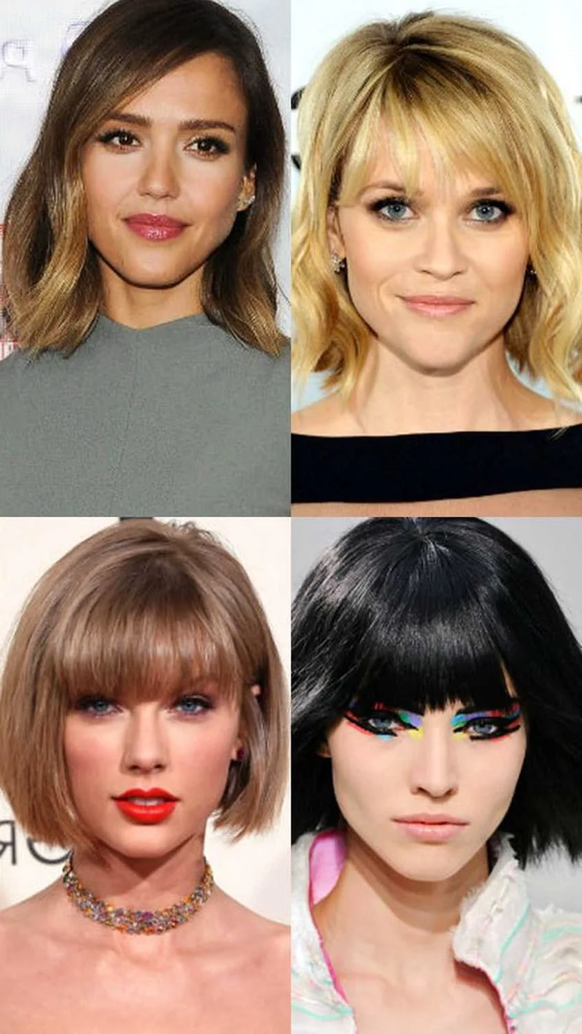 Причёски и стрижки для маленького лица: фото знаменитостей, советы стилистов