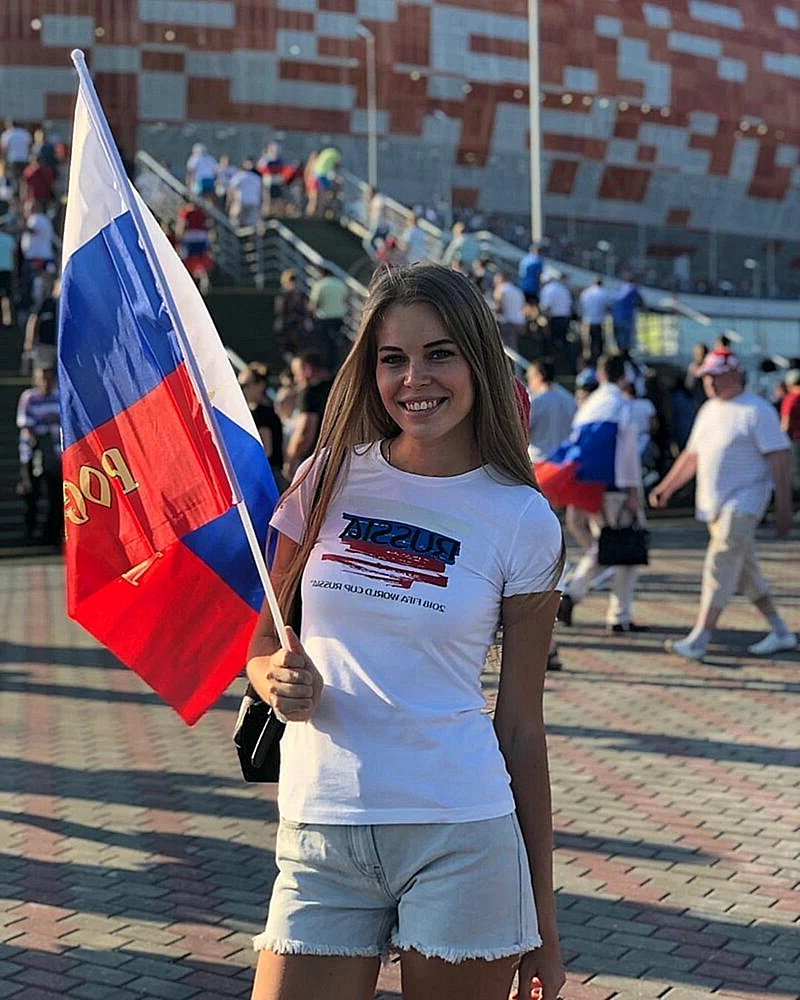Болельщица сборной России