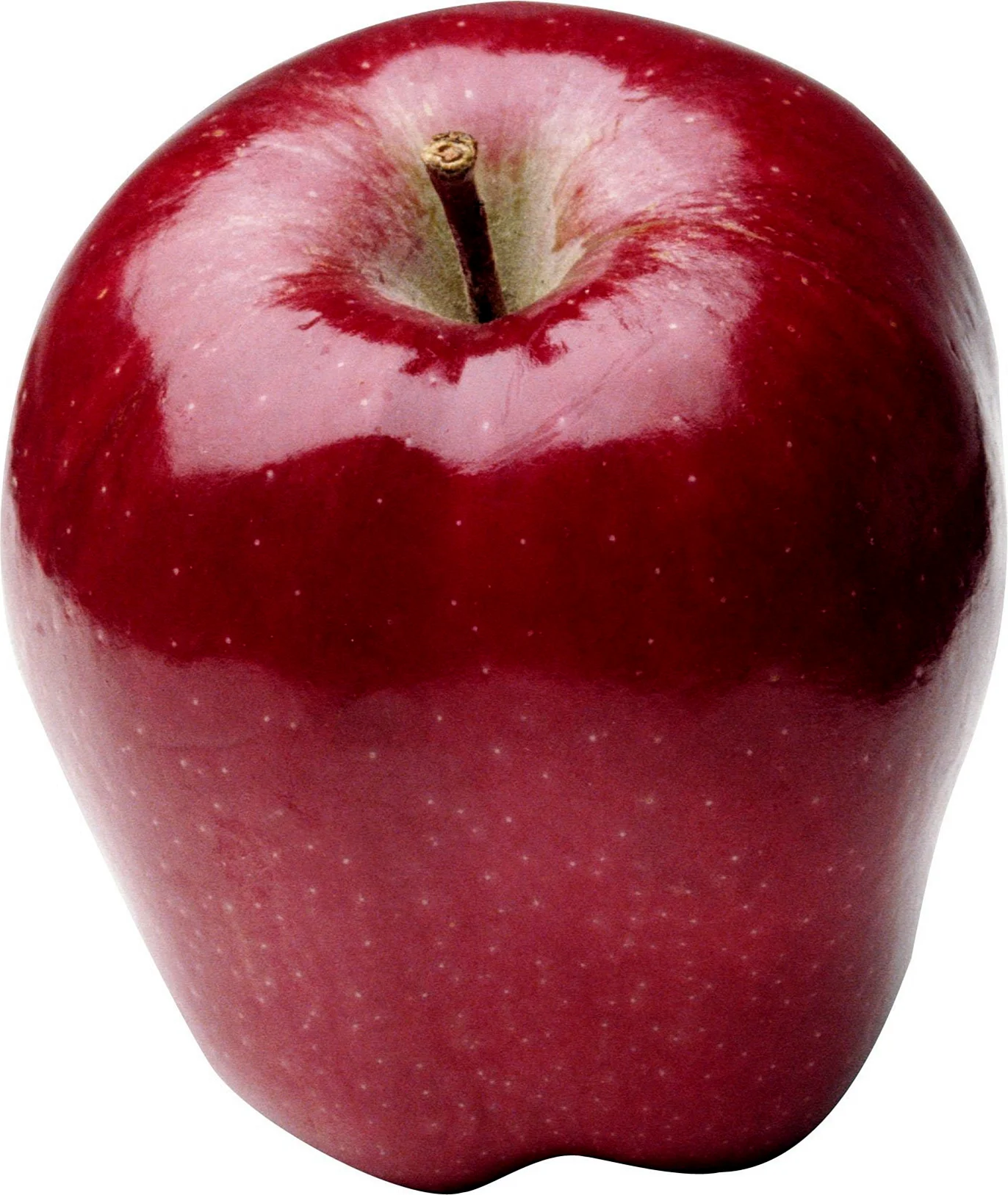 Большое красное яблоко