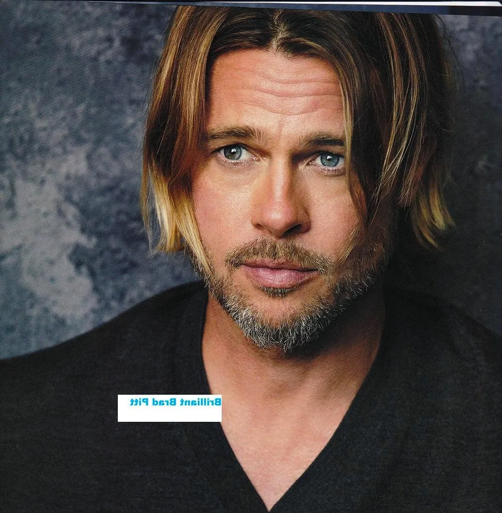 Брэд Питт (Brad Pitt) длинные волосы