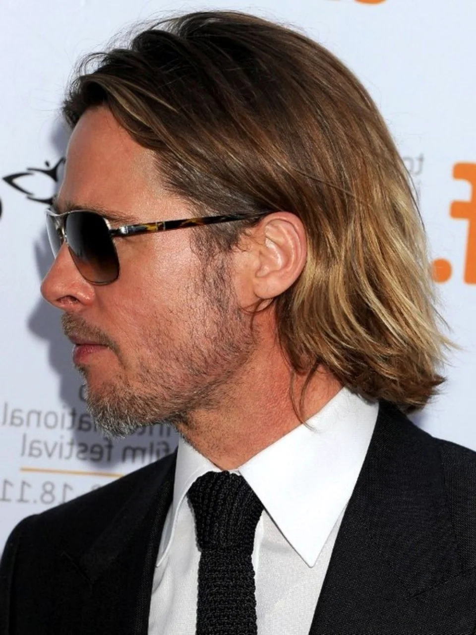Брэд Питт (Brad Pitt) длинные волосы