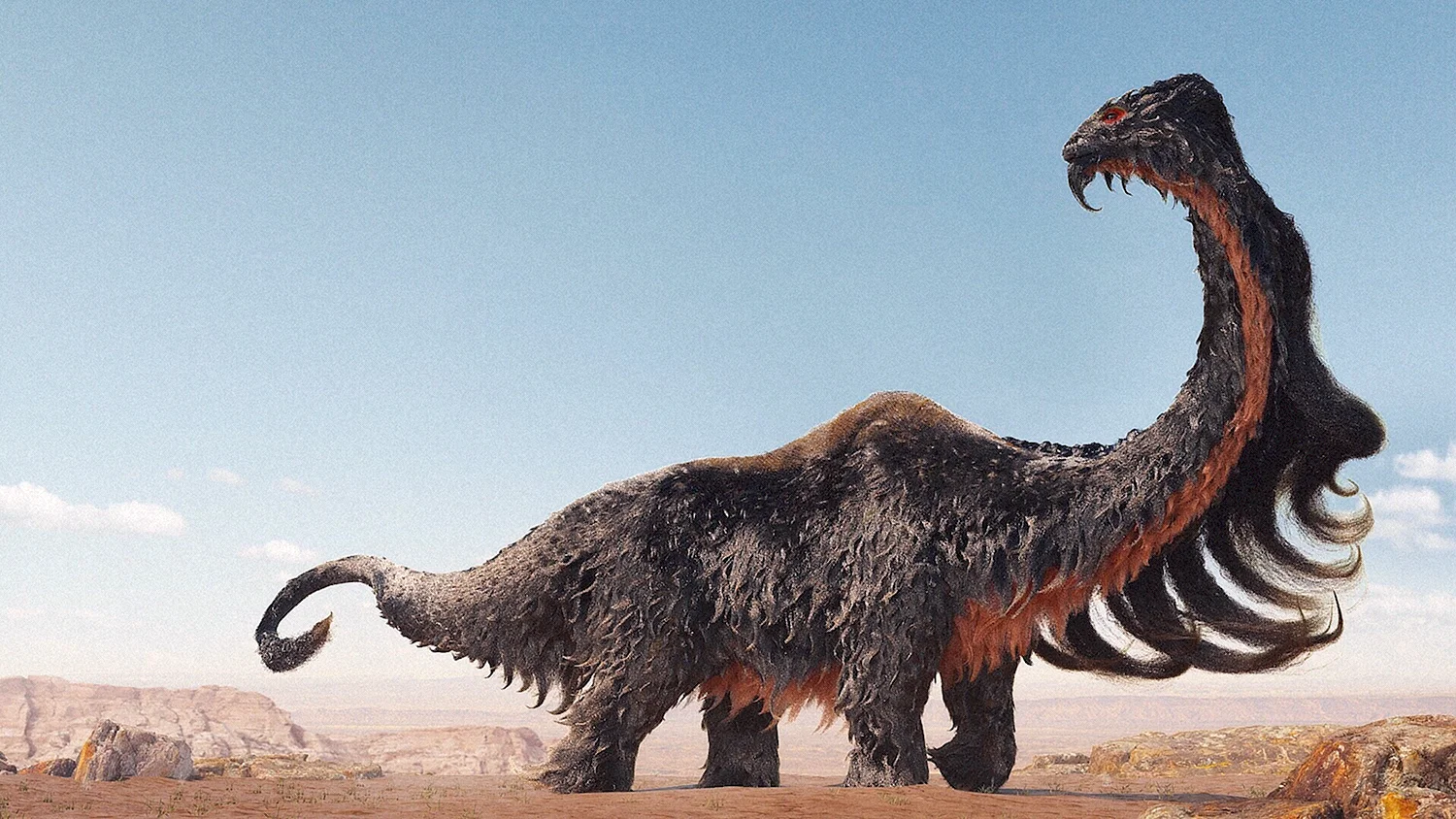 Бронтозавр Юрского периода