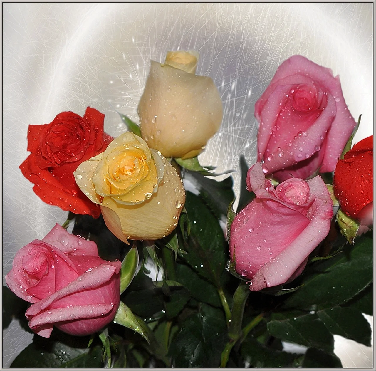 Букет роз для друзей бесплатно