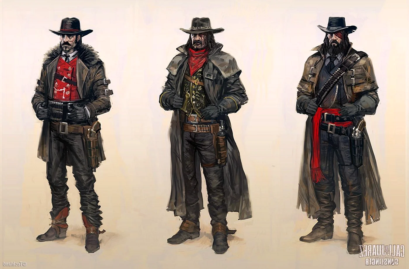 Call of Juarez Gunslinger концепт арт